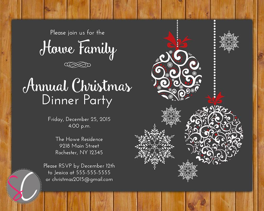 Doc  635635  Christmas Dinner Invitation Template Free â 1000